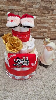 Plienková torta vianočný motív - 3