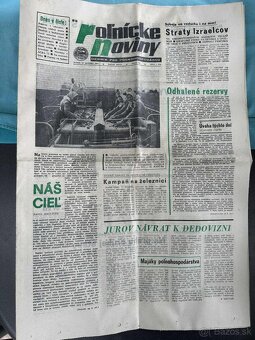 Staré noviny Pravda, rolnicke druzstvo, nedelna pravda - 3