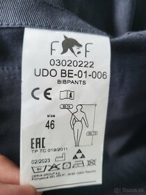 Predám nové pracovné nohavice s trakmi, modré 46. - 3