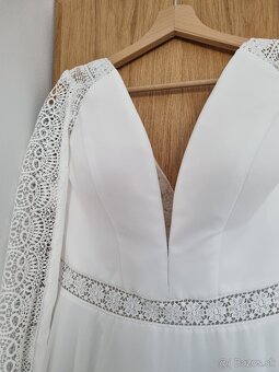 Svadobné šaty veľk. 38/40 - 3