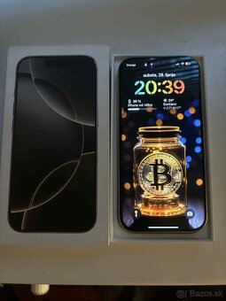Predám IPhone 16 pro, Natural Titanium, 128GB - 3