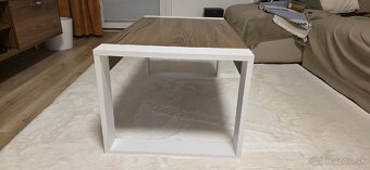 Predam konferenčný stolík RETRO, farba orech biela - 3