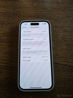 iPhone 15 128GB Black – nový, nepoužívaný, záruka 10/2024 + - 3
