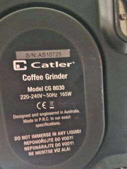 Mlynec na kávu Catler CG 8030 - 3