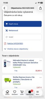 Originál náhradne hlavice Philips - 3