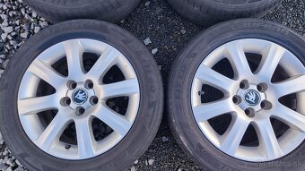 5x100 R15 Škoda originálne elektróny + leto 195/55 r15 - 3