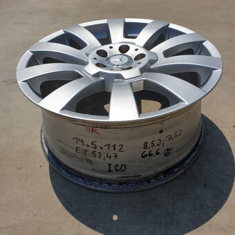 Dvojrozmer Mercedes disky 5x112 R19 ET52/ET47 - 3