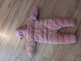 Detský ružový zimný overal/kombinéza H&M - 3