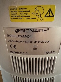 predám zvlhčovač vzduchu Bionaire BWM 401 - 3