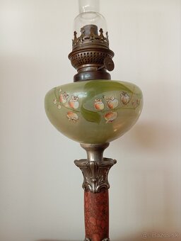 ✨Nádherná starožitná petrolejka 64 cm✨ - 3