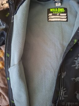 Prechodná softshelová bunda pre chlapcov 104 - 3