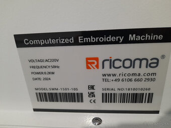 Vyšívací stroj 15-ihlový Ricoma SWM-1501-10S - 3