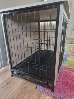 Predam klietku pre psa ocelovo/drevenu - 3