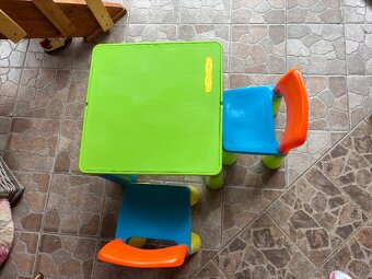 stol (aj lego podlozka) a stolicky New Baby - 3