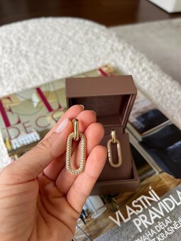 Náušnice so vsadenými zirkónmi - 3