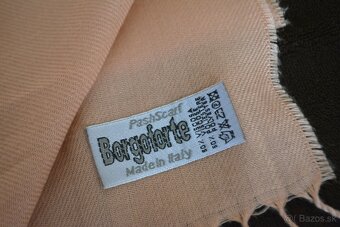 2x pashmina, lososová a ružová - 3