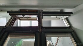 KOMPLET; strešné okno FAKRO 3 sklo PVC s THERMO lemom 78x118 - 3