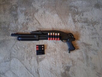 Brokovnica M870 - ABS, krátká, sklopná pažba - 3