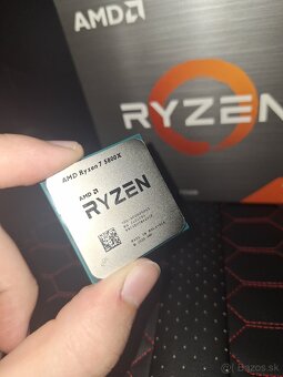 Predám nepoužitý procesor ryzen 7 5800x - 3