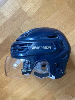 Hokejová prilba/helma BAUER Re-Akt 150 / frb.Navy-Medium - 3