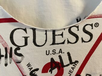 Dámske tričko Guess – biele s logom - 3