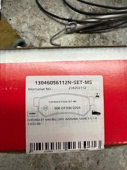 Brzdove platnicky Opel Insignia 2009 - - 3