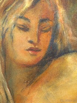 Obraz EAB 1971, AKT ve vodě, olejomalba 83x63 - 3