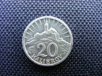 dva staré slovenské 20 halierniky - 3