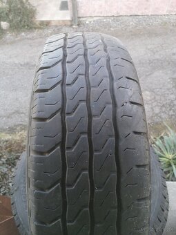 Pneu 195/70 R15 C + originál záťažové disky vw T4 - 3