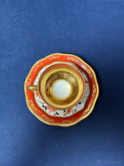 Stará porcelánová šálka s podšalkou Pirkenhammer - 3