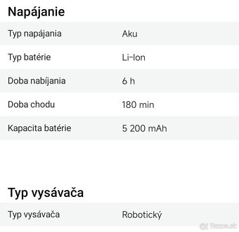 Roboticky vysávač Xiaomi vacuum X10 - 3