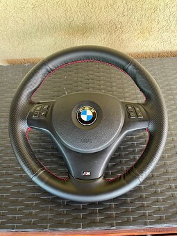BMW e90,e91,e92 M-Packet multifunkcny volant s airbagom - 3