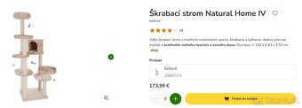 Škrabací strom Natural Home IV - macaci strom - 3