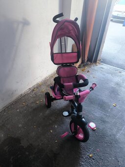 Trojkolka Baby Mix 5v1 RIDER 360° ružová - 3