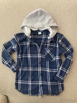 Lindex flanelová košeľa 8-10r 140 - 3
