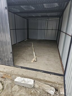 Nová plechová garáž - 3