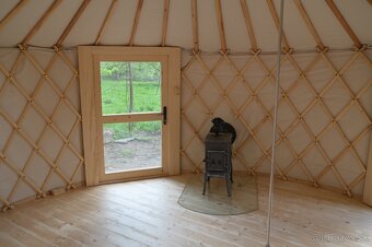Jurta nové generace průměr 4,5m /16m2- celoroční bydlení - 3