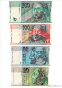 Sada Slevenských bankoviek - 3