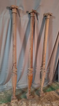 Starožitné stĺpiky zo starých skríň - 3