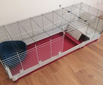 Klietka (extra veľká) a komplet výbava pre zajaca/morčatá - 3
