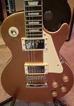 Predám gitaru Les Paul EKO Gold - 3