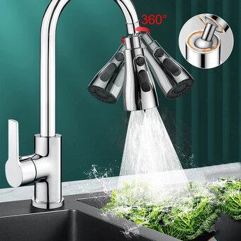 Nastaviteľný perlátor pre kuchynskú batériu - 3