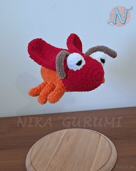 Háčkovaná figúrka - Chrobák Zzz - 3