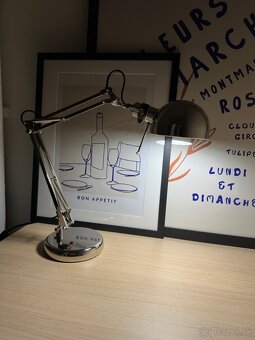 Pracovná lampa, poniklované - 3