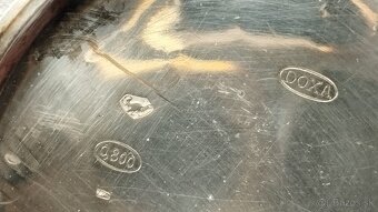 Starožitné pánské švýcarské kapesní STŘÍBRNÉ hodinky DOXA - 3