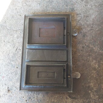 Liatinové dvierka na pec sada 15 - 3