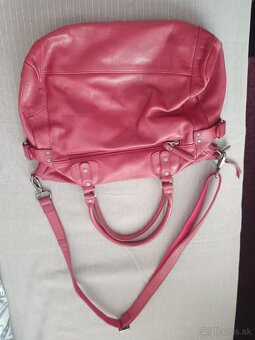 Kabelka koža červená - 3