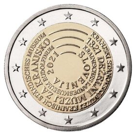 Euromince - pamatne dvojeurove mince SLOVINSKO - 3