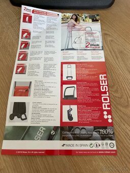 Ponúkam na predaj kvalitný nákupný vozík zn.Rolser - 3