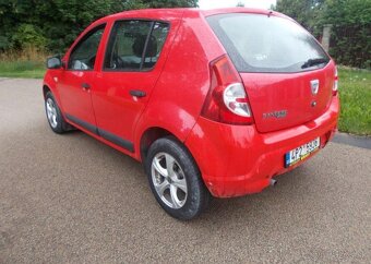 Dacia Sandero 1,4 55KW 1 maj koup v ČR benzín manuál 55 kw - 3